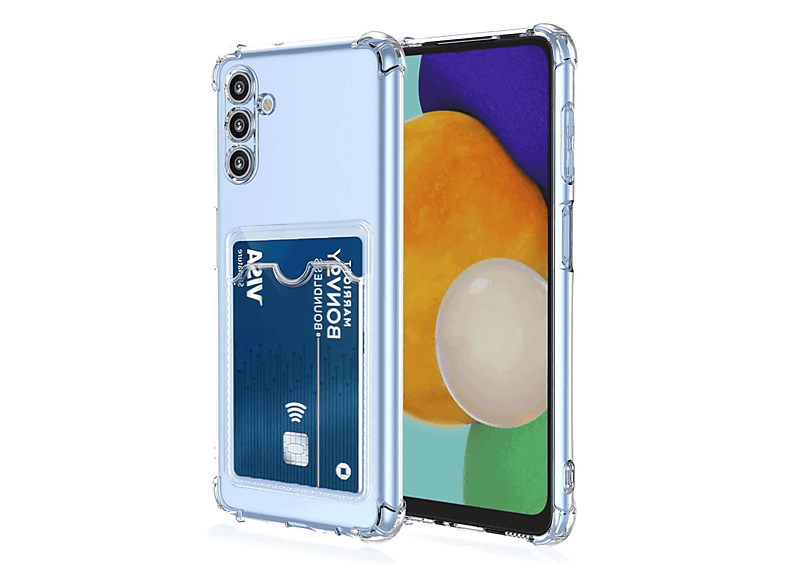 NEWFACE Samsung Galaxy A26 Uyumlu Kart  Silikon Telefon Kılıfı Şeffaf