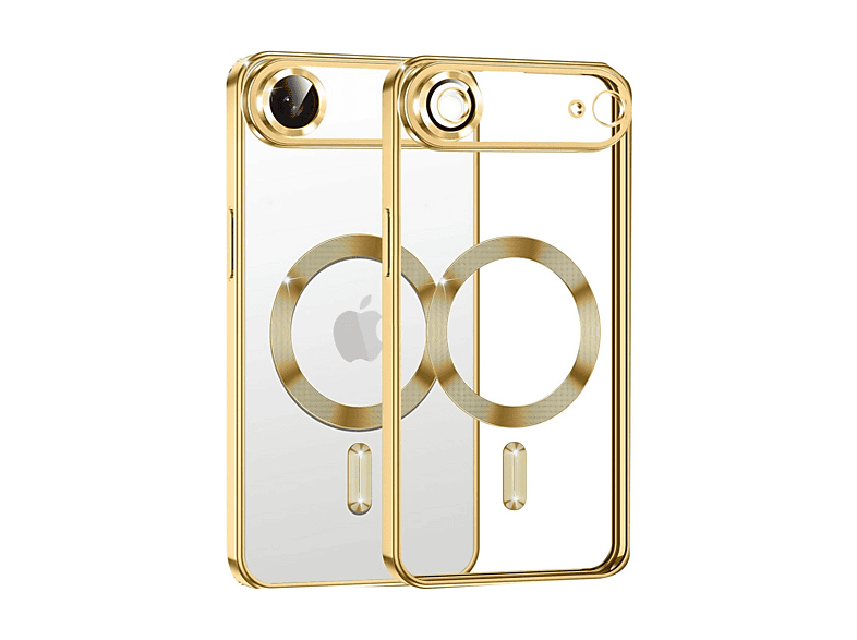 NEWFACE iPhone 17 Air Uyumlu Kross Magneticsafe Kapak Telefon Kılıfı Gold