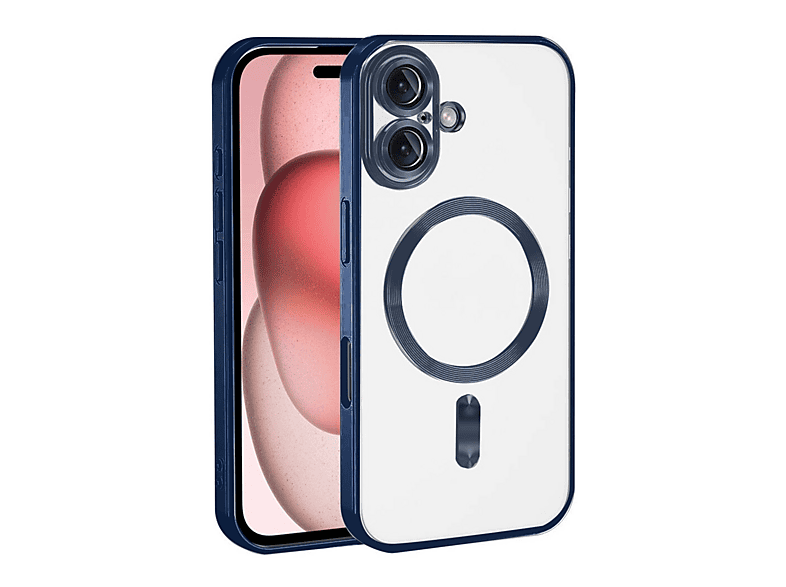 EVIMDEYOKYOK iPhone 17 Uyumlu Kross Magneticsafe Kapak Telefon Kılıfı Lacivert