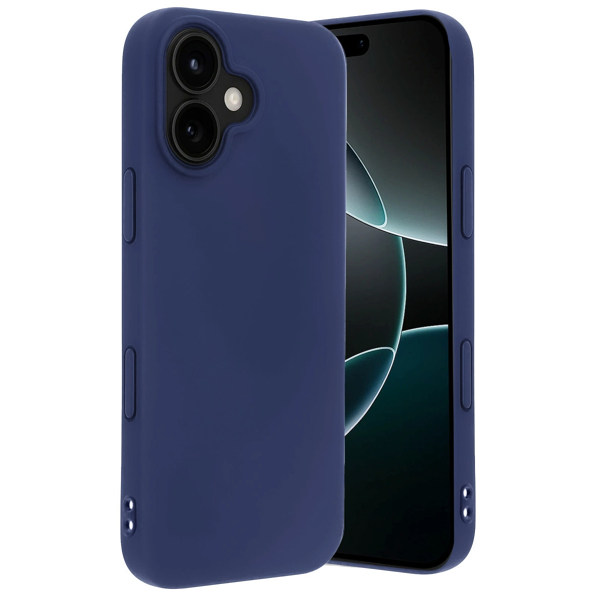 NEWFACE iPhone 17 Uyumlu First Silikon Telefon Kılıfı Lacivert