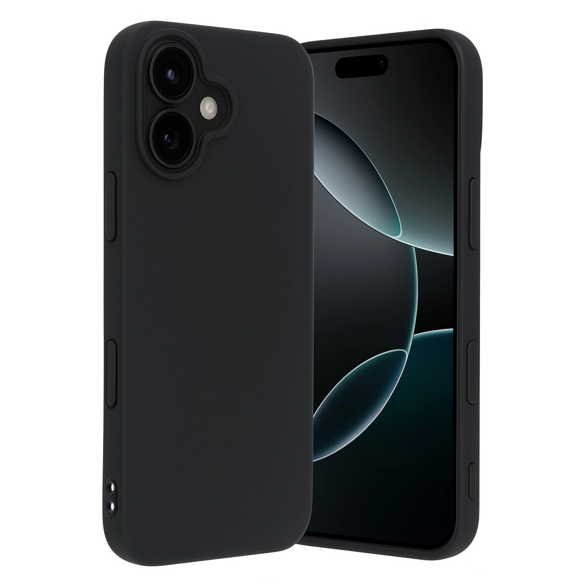 NEWFACE iPhone 17 Uyumlu First Silikon Telefon Kılıfı Siyah