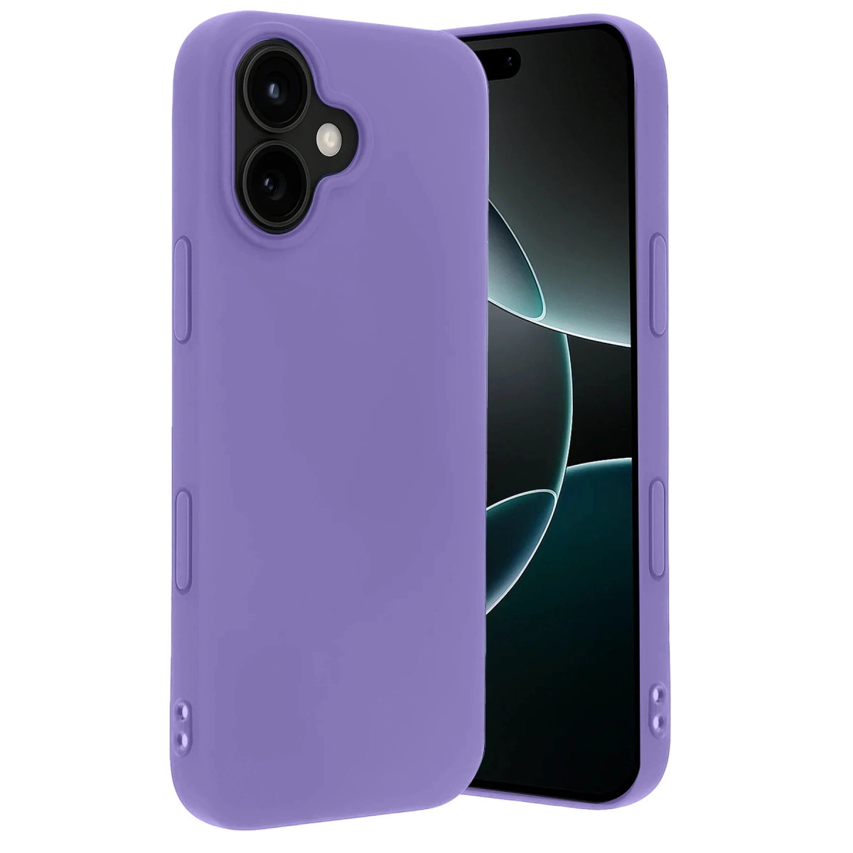 NEWFACE iPhone 17 Uyumlu First Silikon Telefon Kılıfı Lila