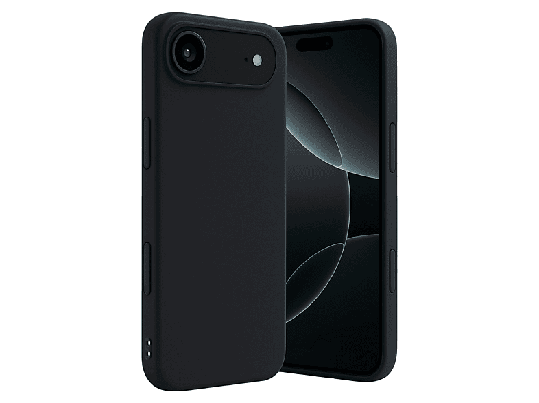 NEWFACE iPhone 17 Air Uyumlu First Silikon Telefon Kılıfı Siyah