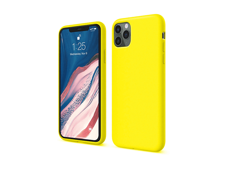 NEWFACE iPhone 11 Pro Uyumlu First Silikon Telefon Kılıfı Sarı