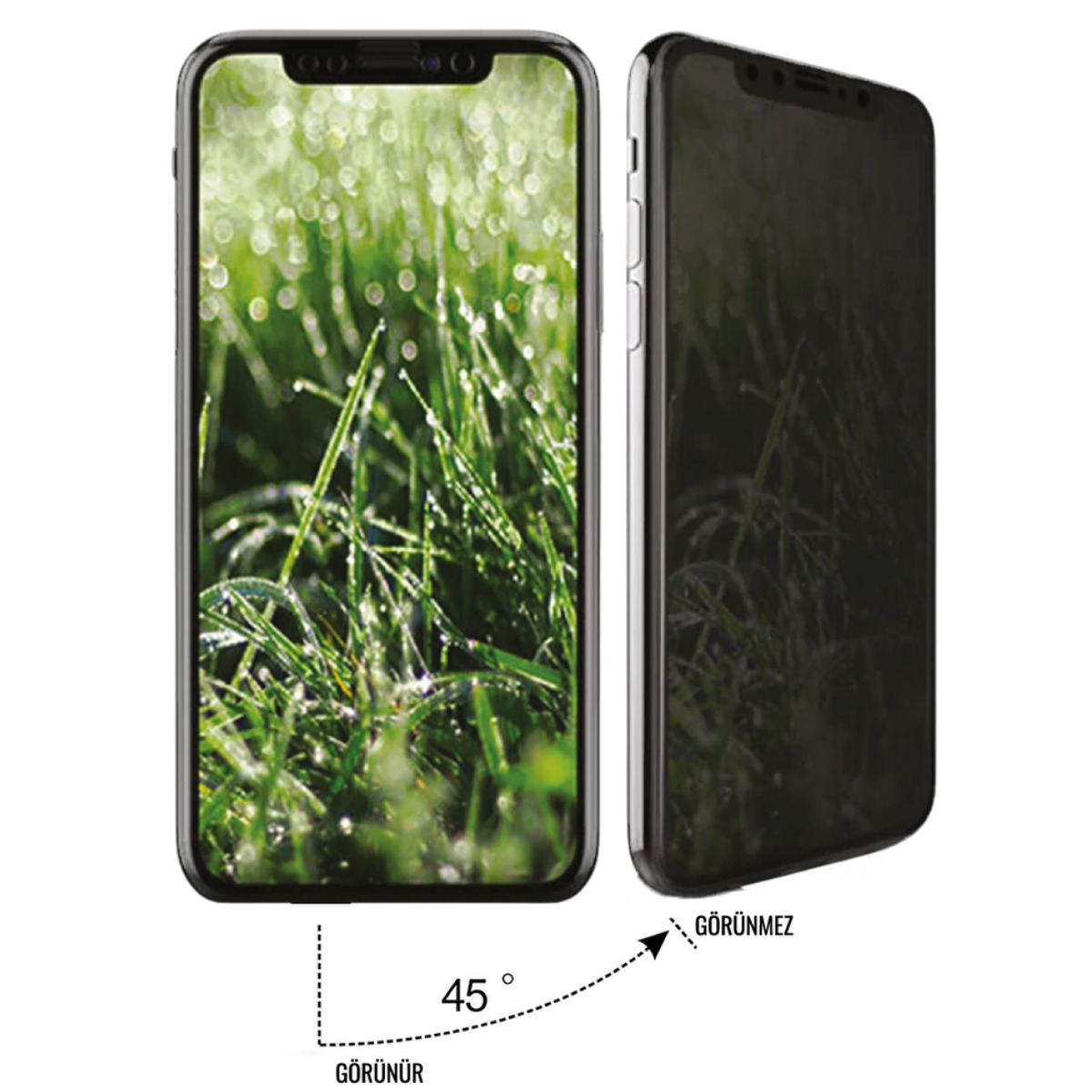 PIILI iPhone 17 Privacy Şeffaf Ekran Koruyucu