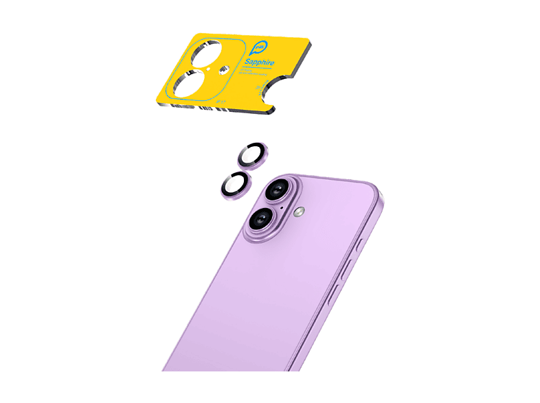 PIILI iPhone 17 Safir  Mor Lens Koruyucu