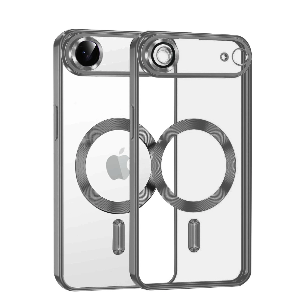 NEWFACE iPhone 17 Air Uyumlu Kross Magneticsafe Kapak Telefon Kılıfı Titan Gri