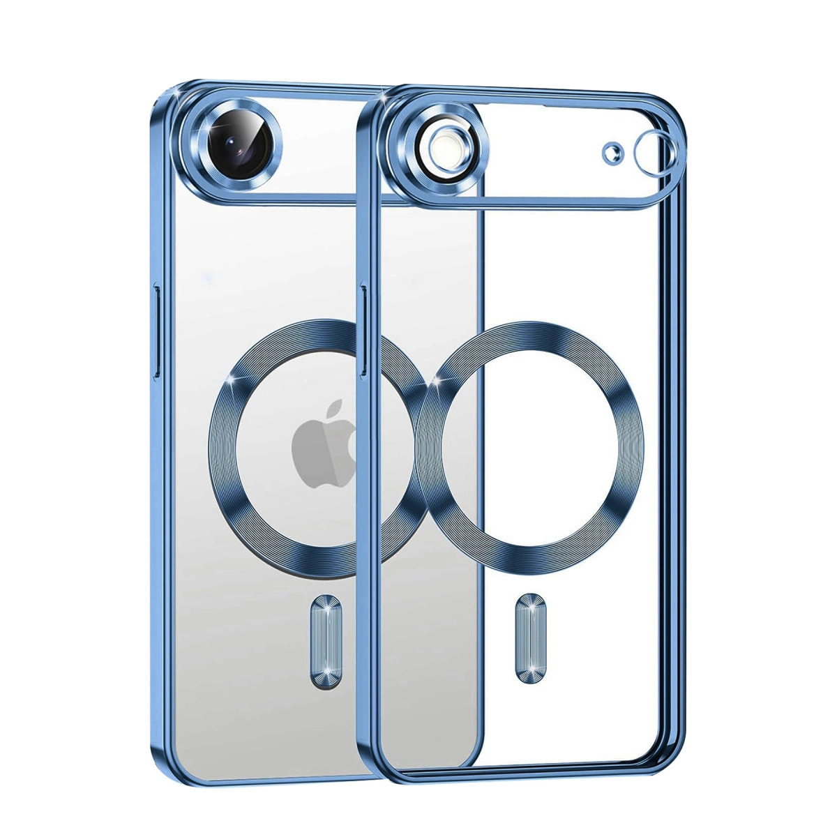NEWFACE iPhone 17 Air Uyumlu Kross Magneticsafe Kapak Telefon Kılıfı Sierra Blue