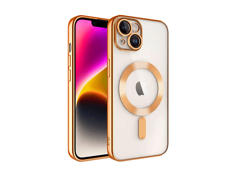 NEWFACE iPhone 13 Uyumlu Kross Magneticsafe Kapak Telefon Kılıfı Turuncu