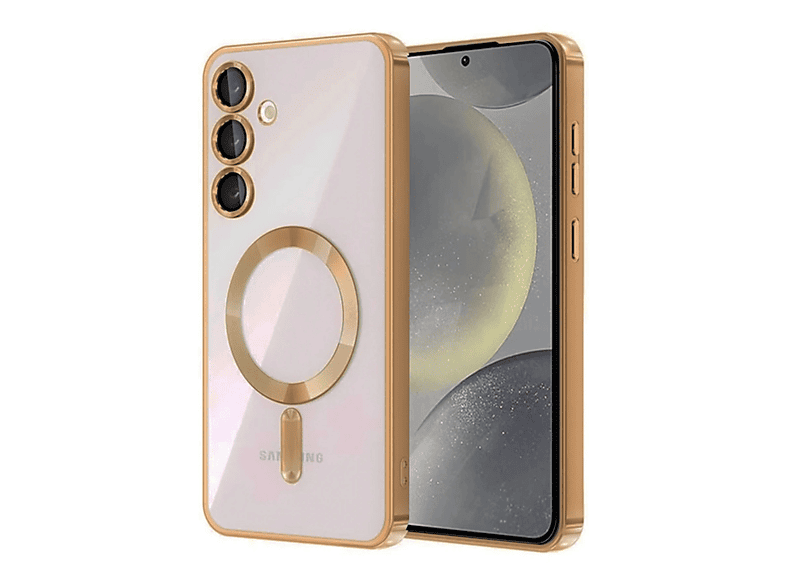 NEWFACE Samsung Galaxy A54 5G Uyumlu Kross Magneticsafe Kapak Telefon Kılıfı Çöl Titanyum