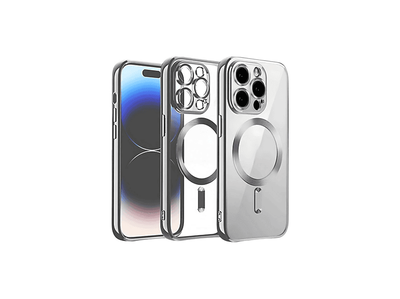 NEWFACE iPhone 12 Pro Uyumlu Kross Magneticsafe Kapak Telefon Kılıfı Titan Gri