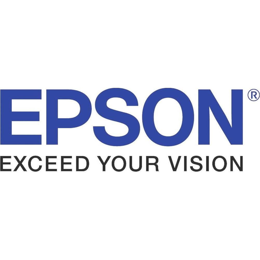 Das Epson-Logo mit dem Slogan "Exceed Your Vision".