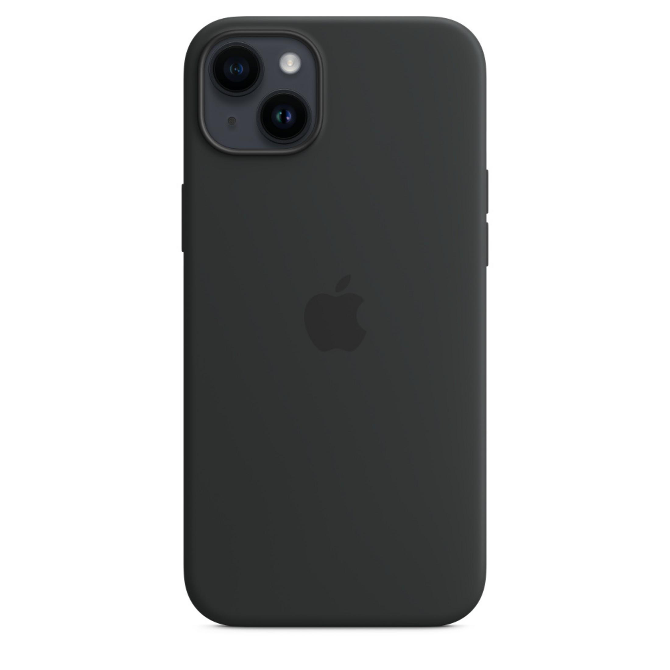 Zwarte iPhone met Apple-logo en camera aan de achterkant.