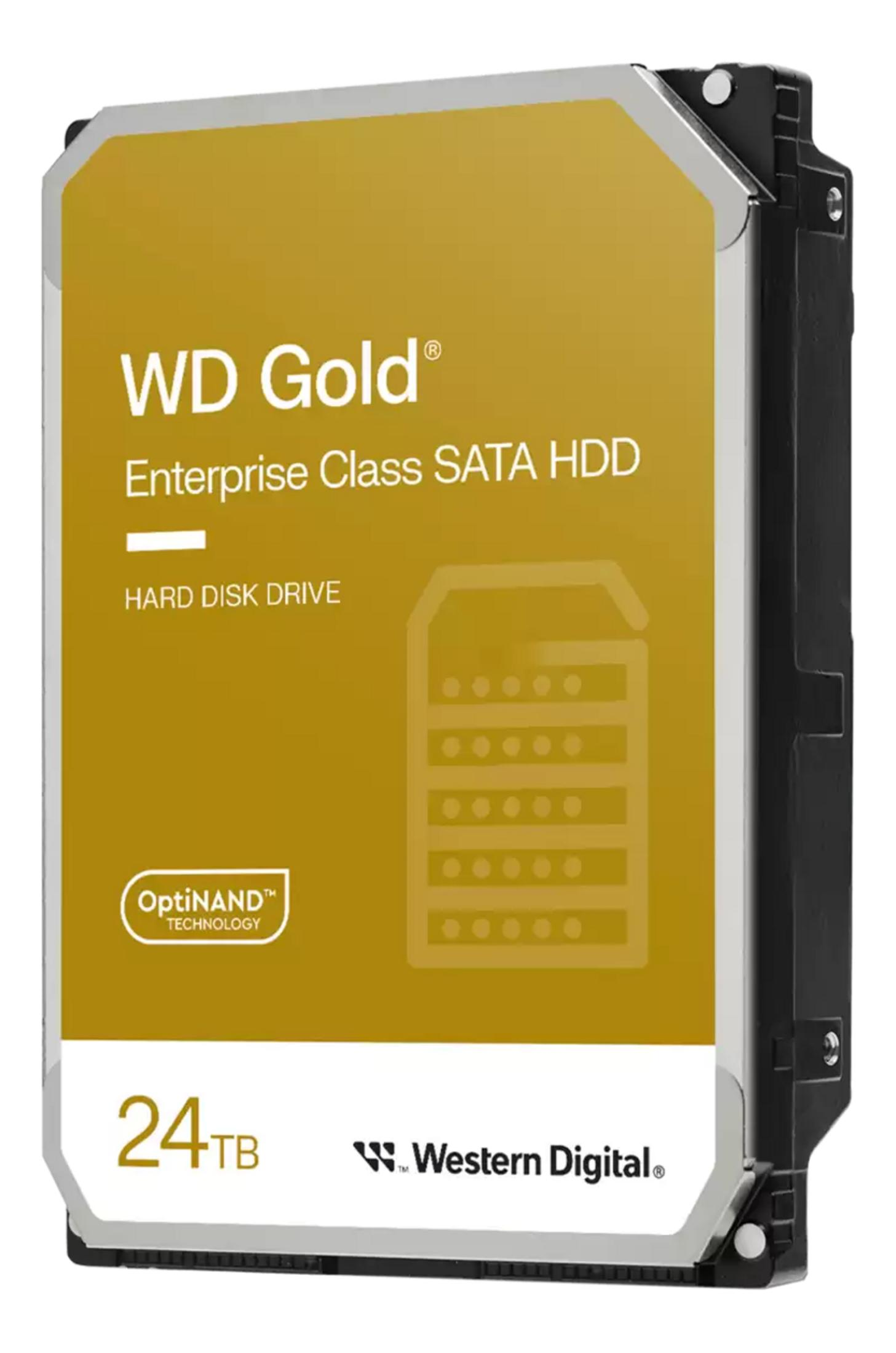 WD Gold 24TB Enterprise Class SATA HDD z technologią OptiNAND.
