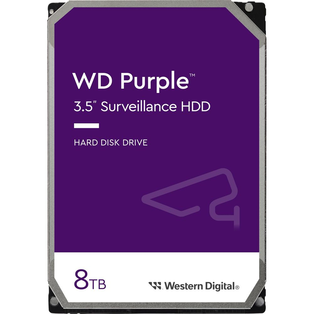 WD Purple 8TB Surveillance HDD. 3.5 inch. Western Digital.