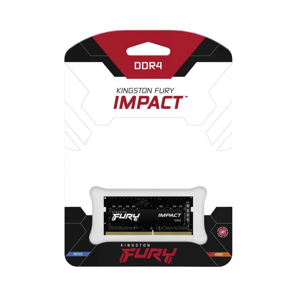 Opakowanie pamięci RAM Kingston FURY DDR4 Impact z jednym modułem.