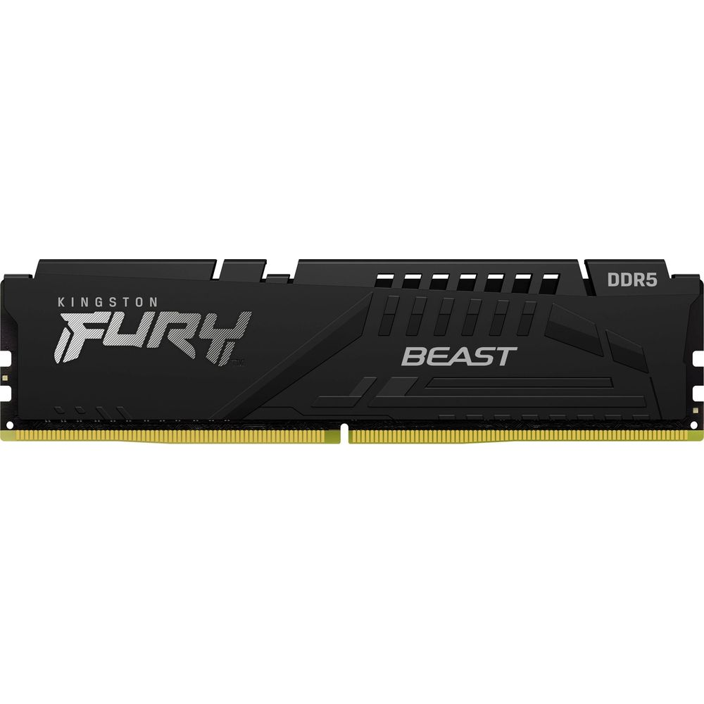 Czarny moduł RAM DDR5 z oznaczeniem FURY i BEAST.