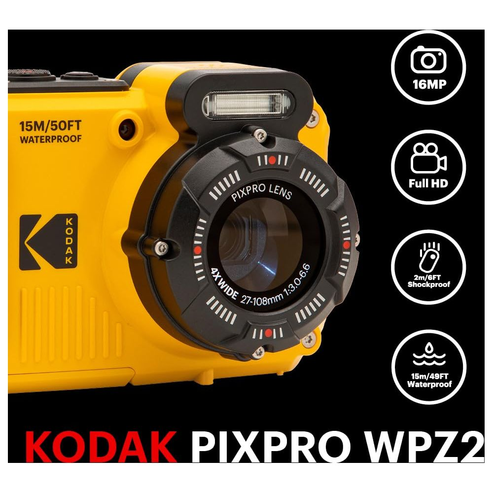 Test du Kodak PIXPRO WPZ2 : l’appareil photo tout-terrain