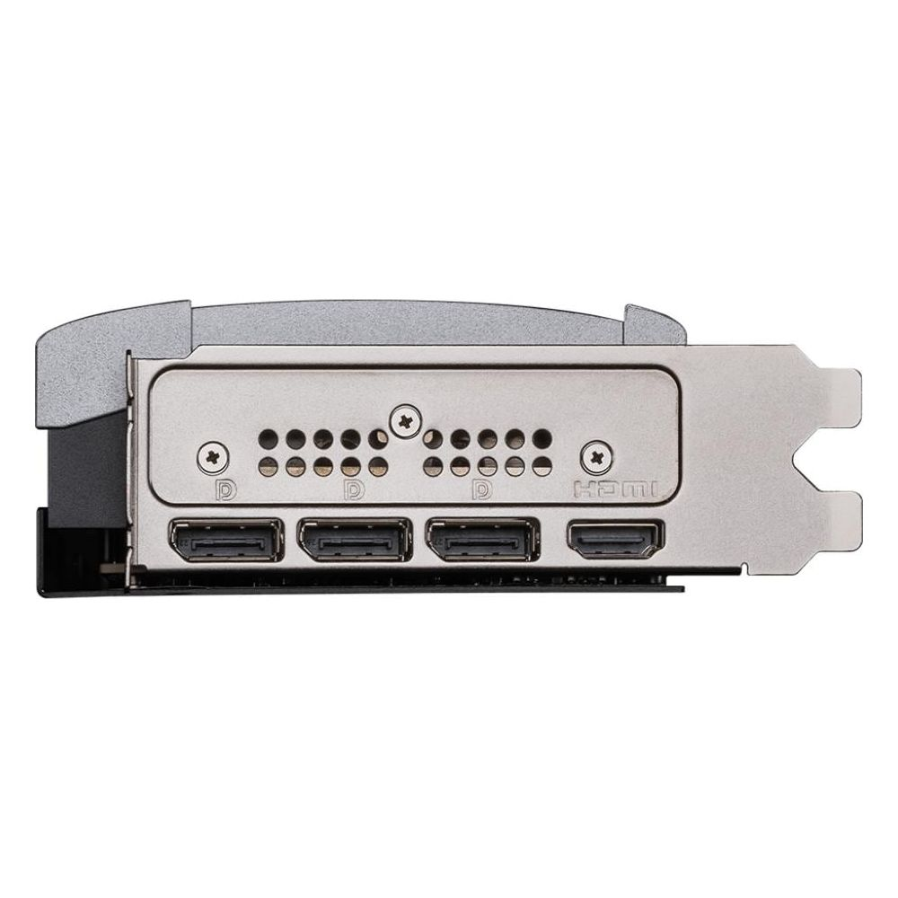 Karta graficzna z gniazdami HDMI i DisplayPort.