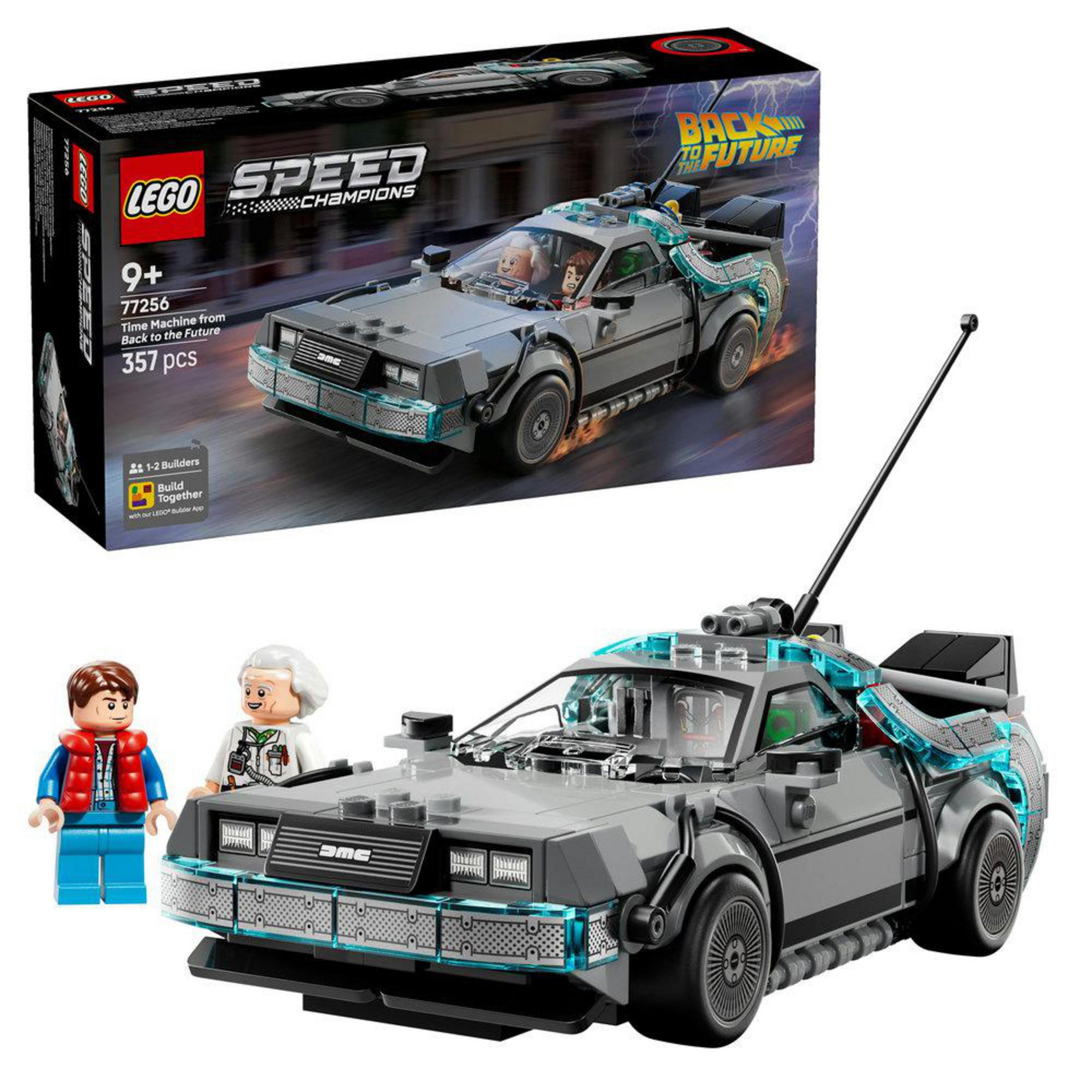 LEGO Speed Champions Geleceğe Dönüş'ten Zaman Makinesi 77256