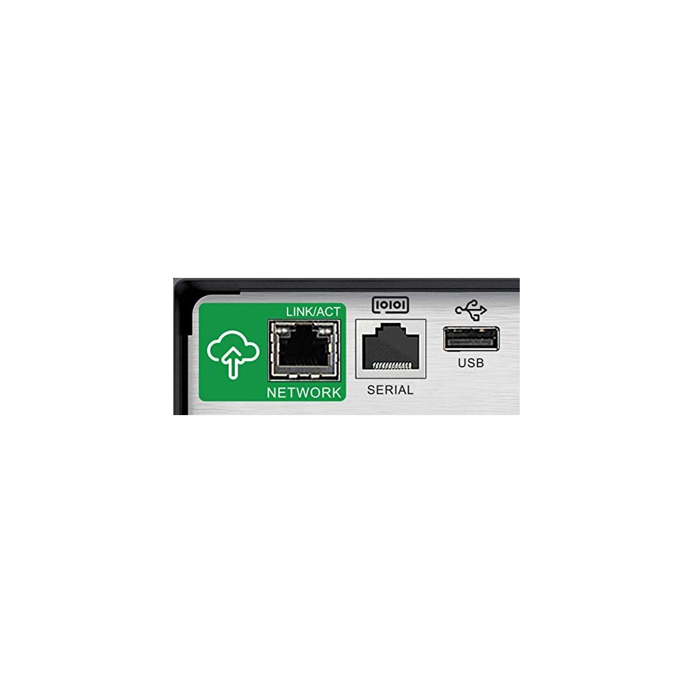 Porte di rete, seriali e USB su un dispositivo.
