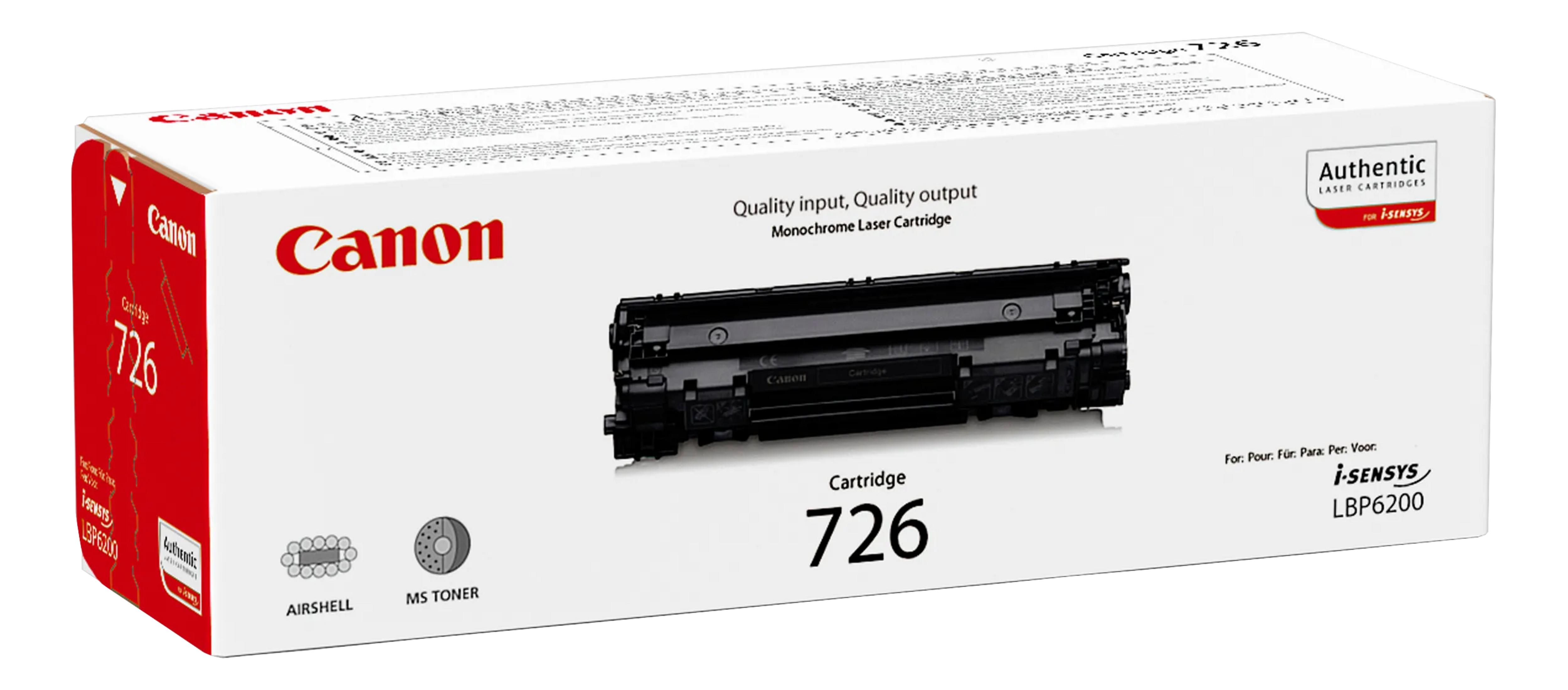 CANON CRG-726 6230\6200 Toner Lazer baskı Siyah