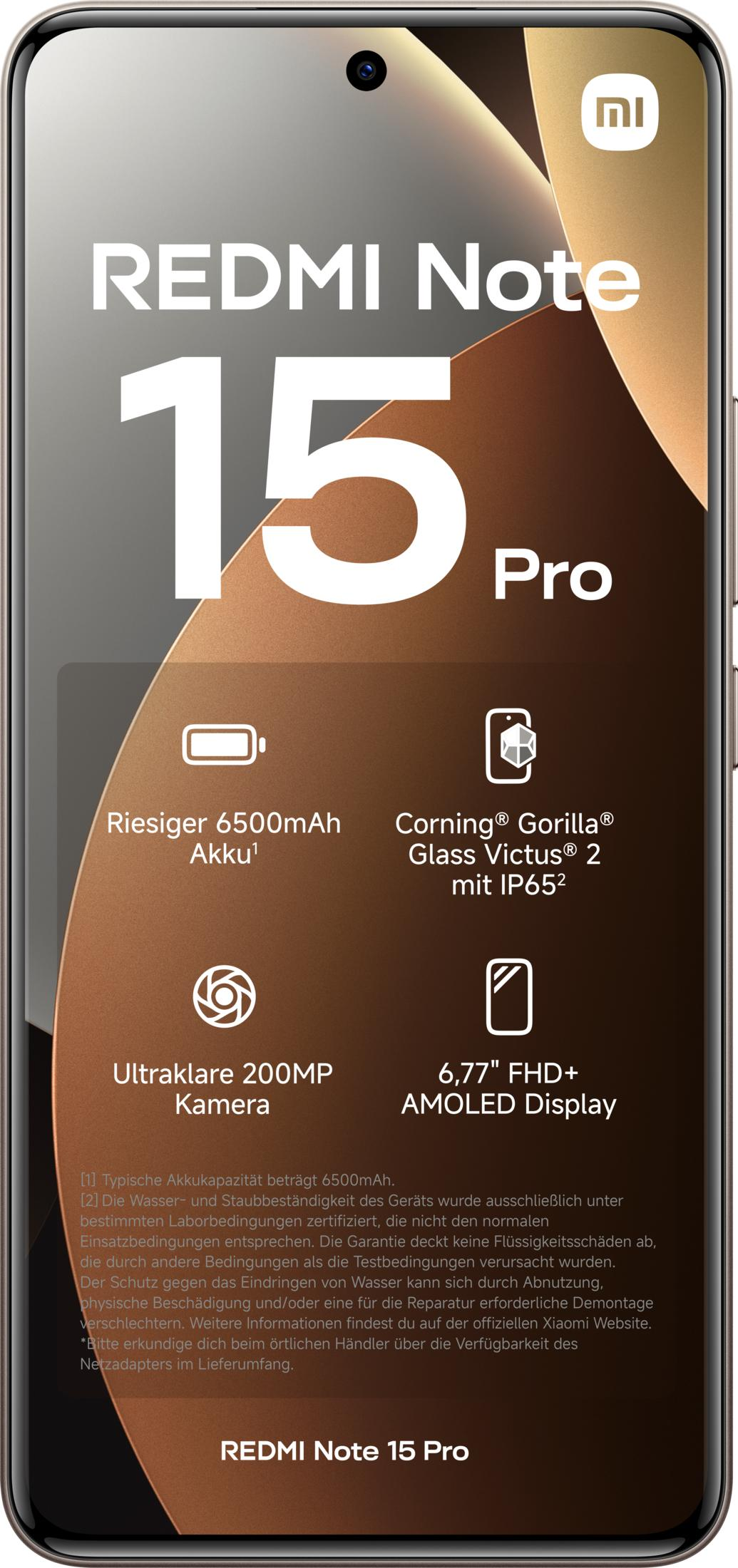 Redmi Note 15 Pro: Bateria 6500mAh, aparat 200MP, Gorilla Glass Victus 2, ekran AMOLED 6,77".