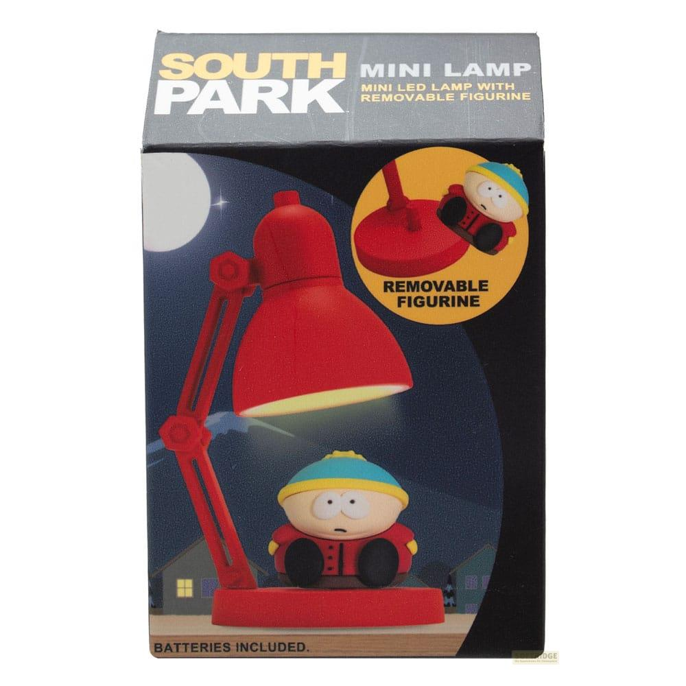 Mini lámpara South Park con figura de Eric Cartman, roja, a pilas.