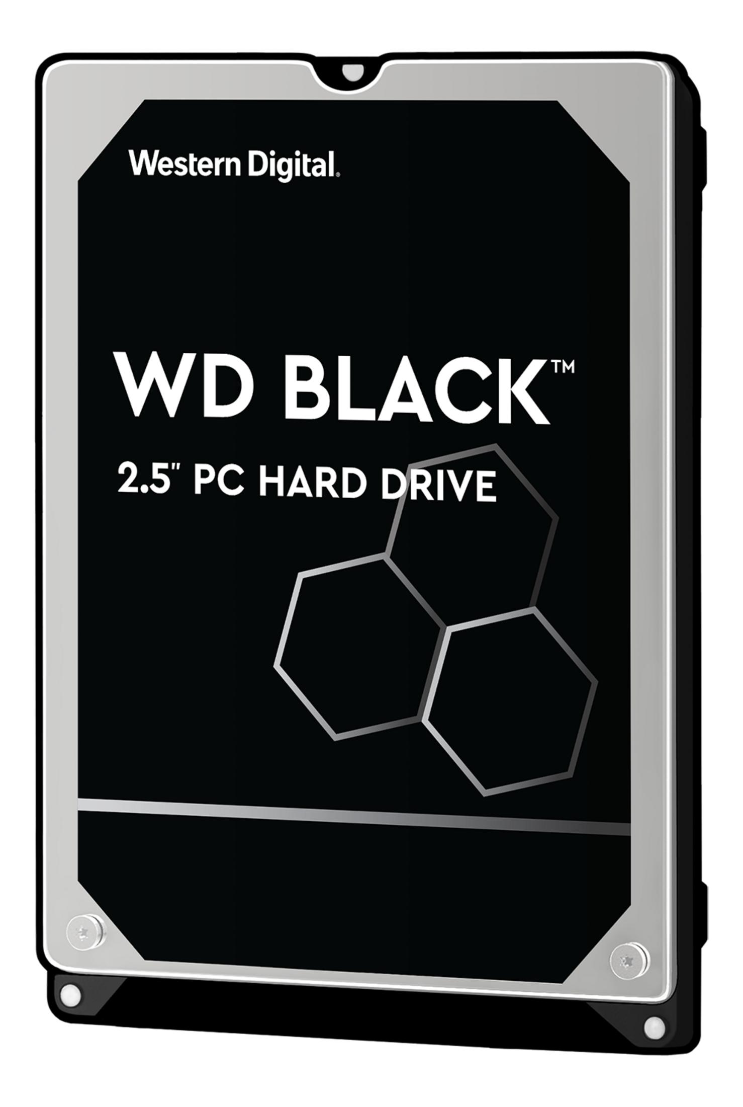 Dysk twardy WD BLACK 2,5" Western Digital z wzorem plastra miodu.