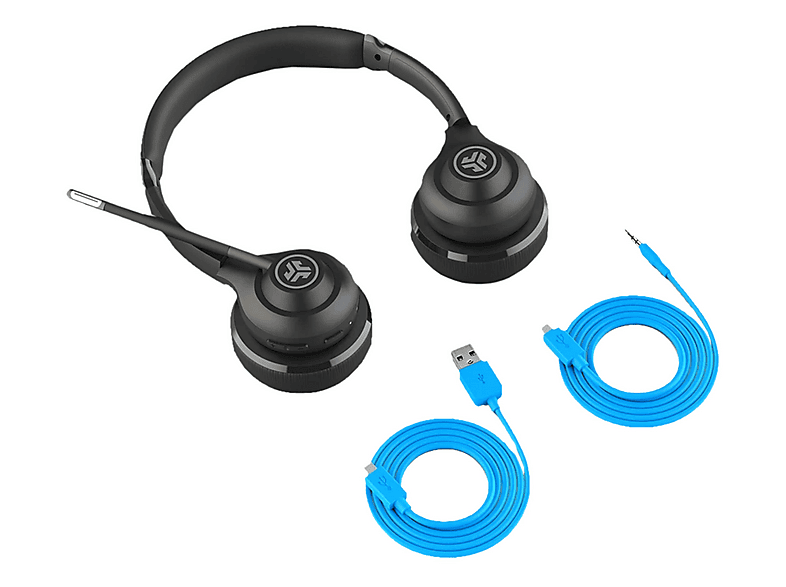 JLAB GO WORK WLESS BLACK, Over-ear Wireless Headset Bluetooth Schwarz ...