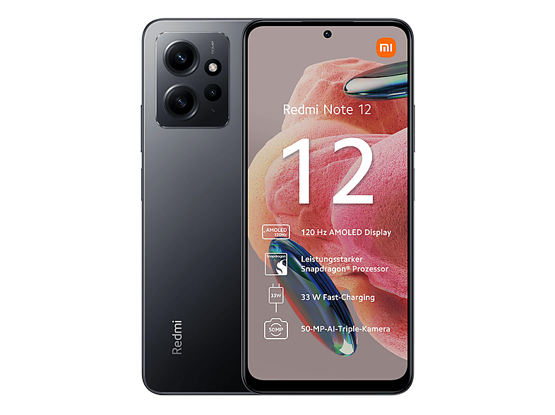 XIAOMI Redmi Note 12 64 GB Onyx Gray Dual SIM | MediaMarkt