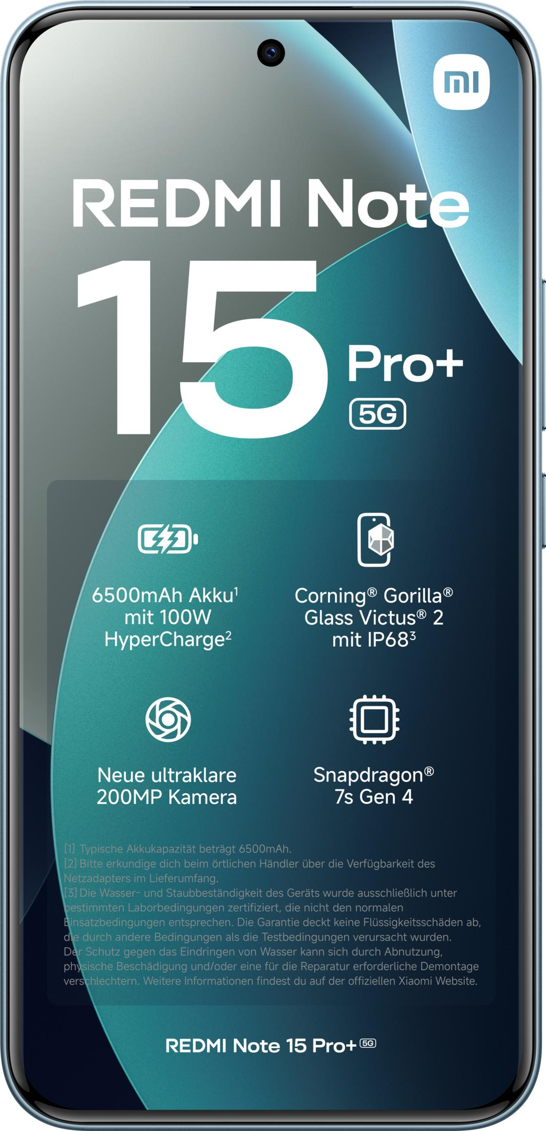 Redmi Note 15 Pro+ 5G: Batteria 6500mAh, HyperCharge 100W, fotocamera 200MP, Snapdragon 7s Gen 4.