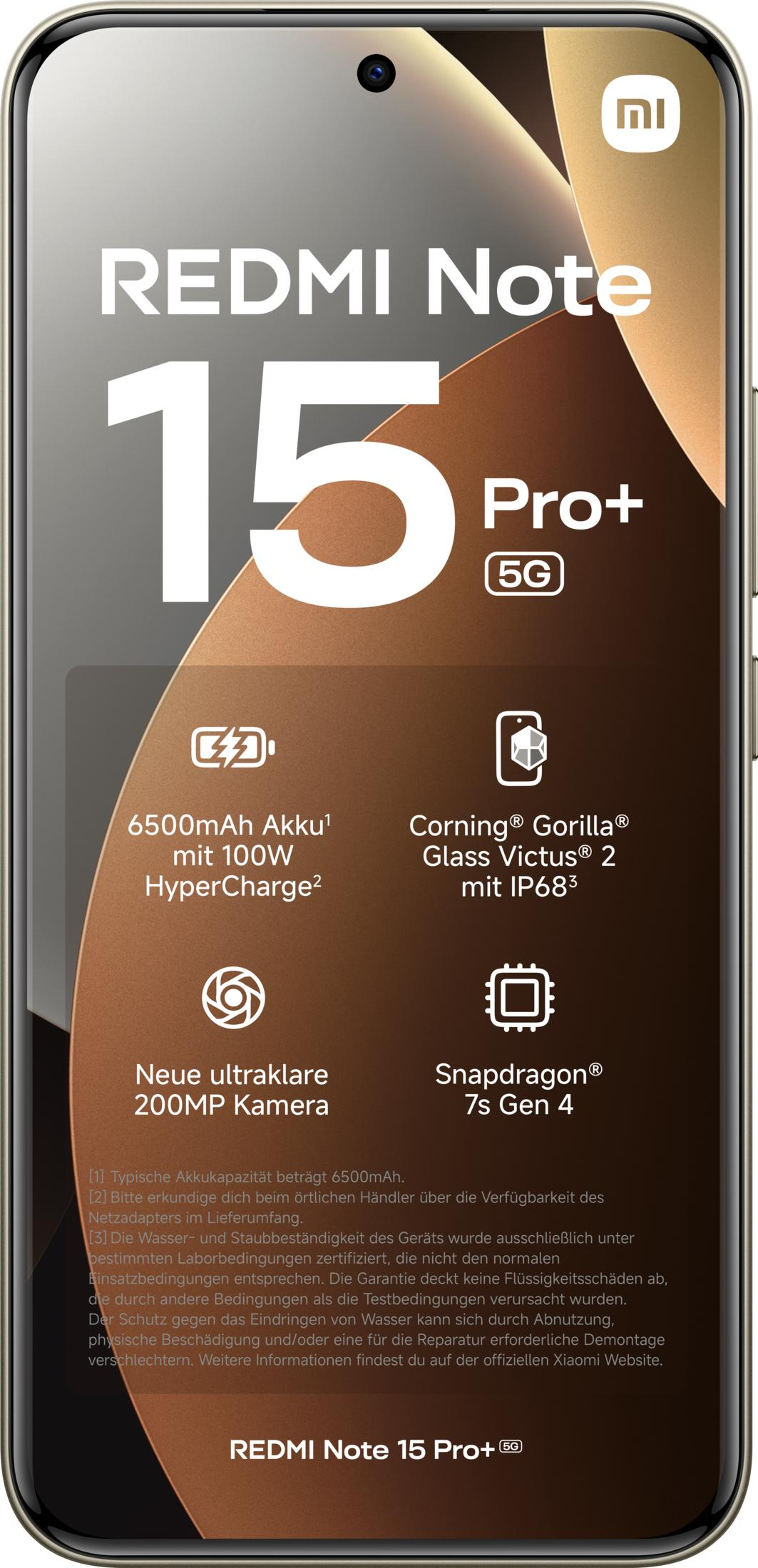 Redmi Note 15 Pro+ 5G: Bateria 6500mAh, HyperCharge 100W, aparat 200MP, Snapdragon 7s Gen 4.