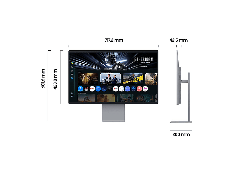 Monitor | SAMSUNG LS32FM900SUXEN, 32