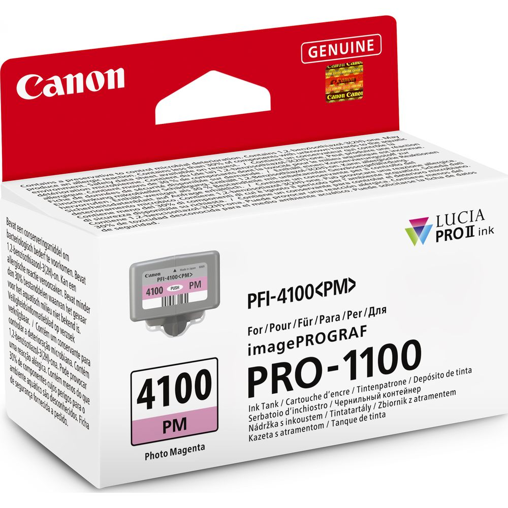 Tusz Canon PFI-4100PM, kolor magenta foto.