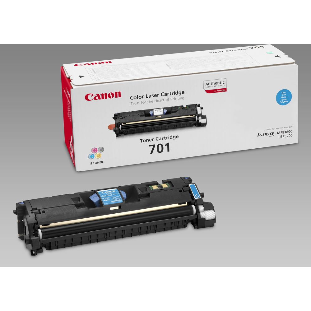 Toner Canon 701 w pudełku i osobno.