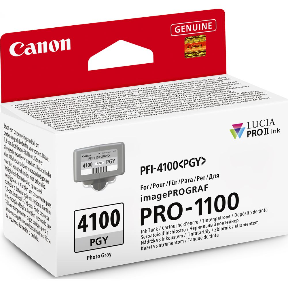 Tusz Canon PGI-4100 PGY, Pro-1100, do imagePROGRAF, Lucia Pro II.