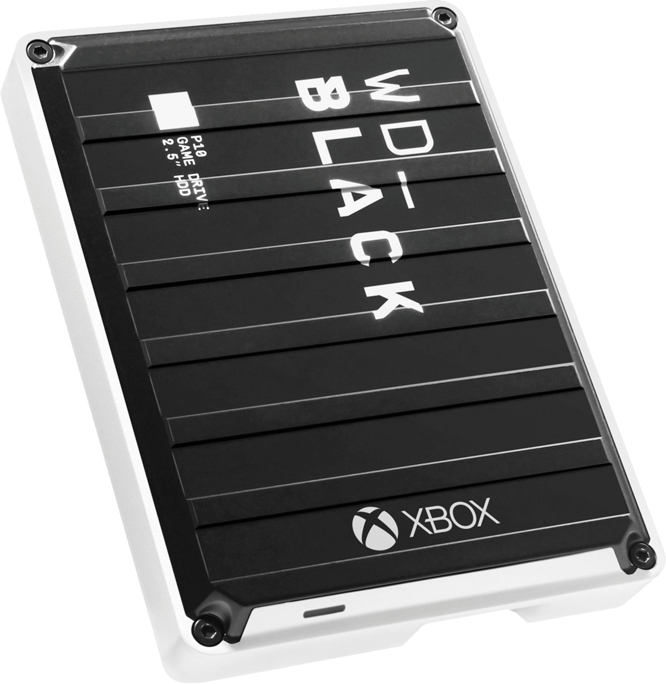 Czarny dysk WD Black 2,5" z logo Xbox, biała ramka.