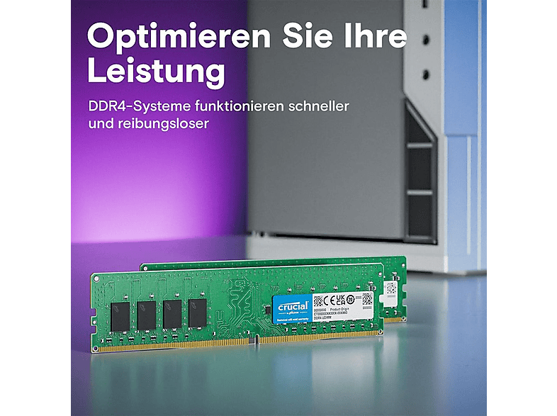 CRUCIAL CT8G4DFRA32A 8GB DDR4 3200 Arbeitsspeicher 8 GB DDR4