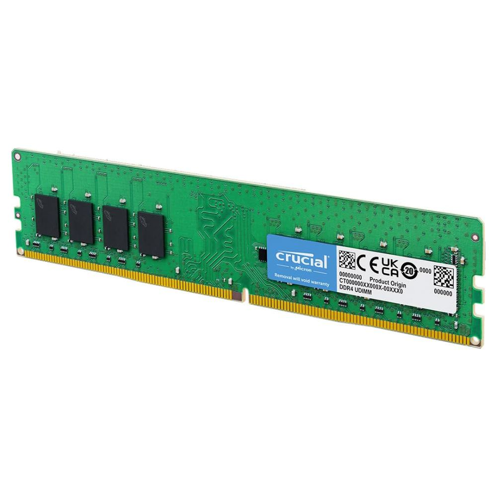 RAM Micron 16 GB (1x16) DDR4 3200 MHz UDIMM PC4-3200AA 1Rx8, Usata Ma Testata E Pulita