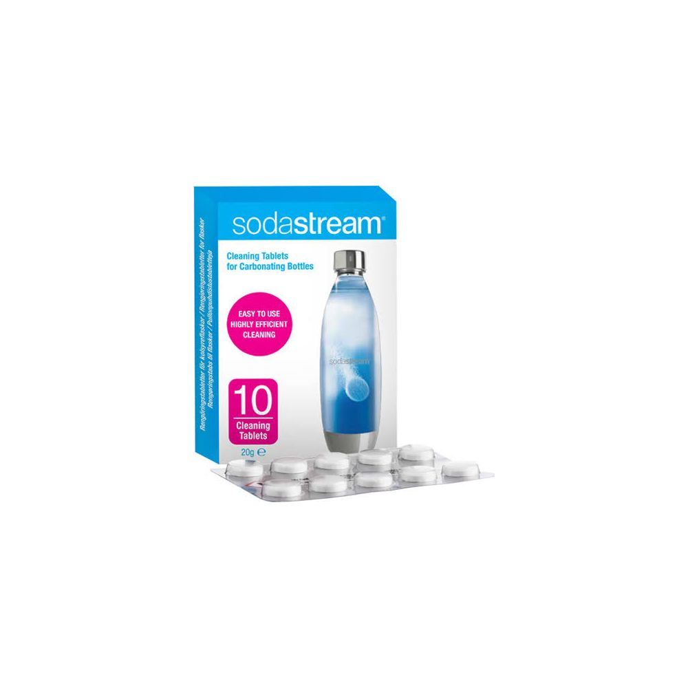 Tavolette pulizia Sodastream per bottiglie gasate, 10 pezzi.