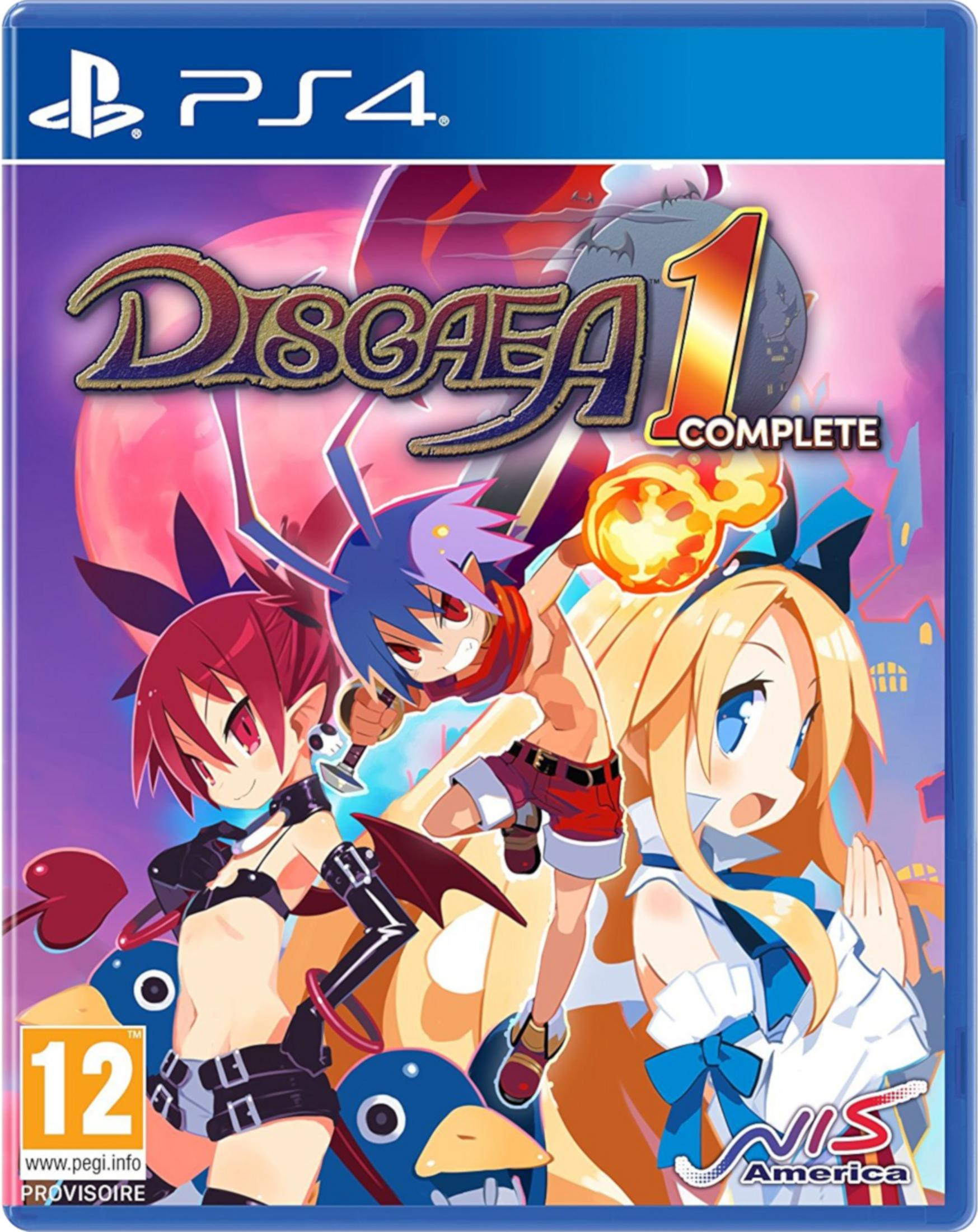 Copertina gioco PS4 con personaggi anime, palla di fuoco e classificazione PEGI 12.