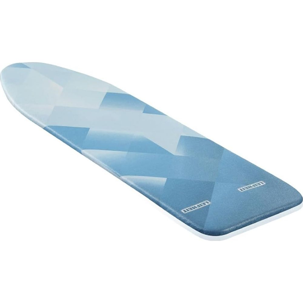 Niebieska deska do prasowania z logo LEIFHEIT.