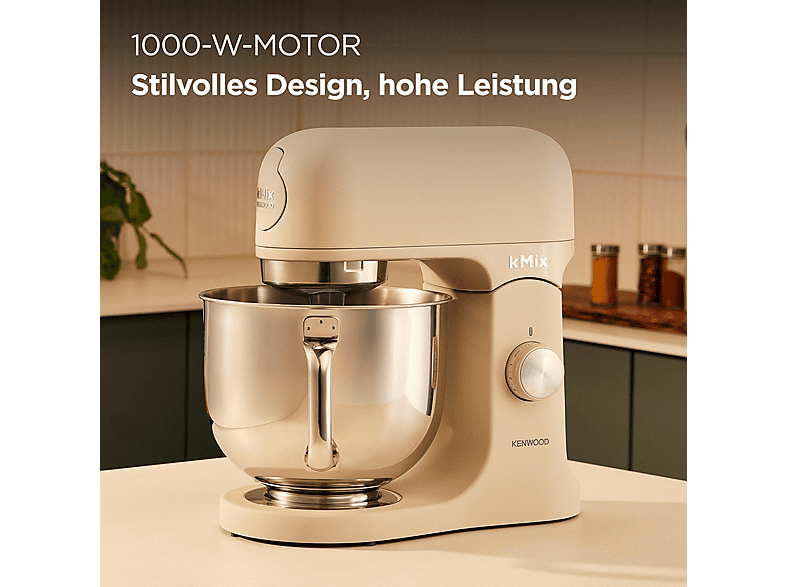 KENWOOD KMX 751ACR KMIX CALM CREAM Küchenmaschine Cream (1000 Watt