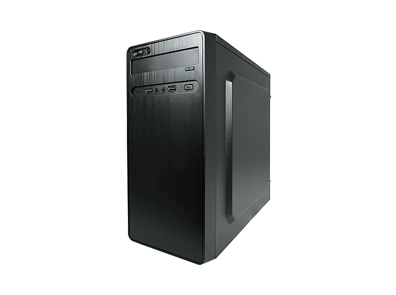 LC POWER PC-Gehäuse Mini-Tower, Schwarz | SATURN