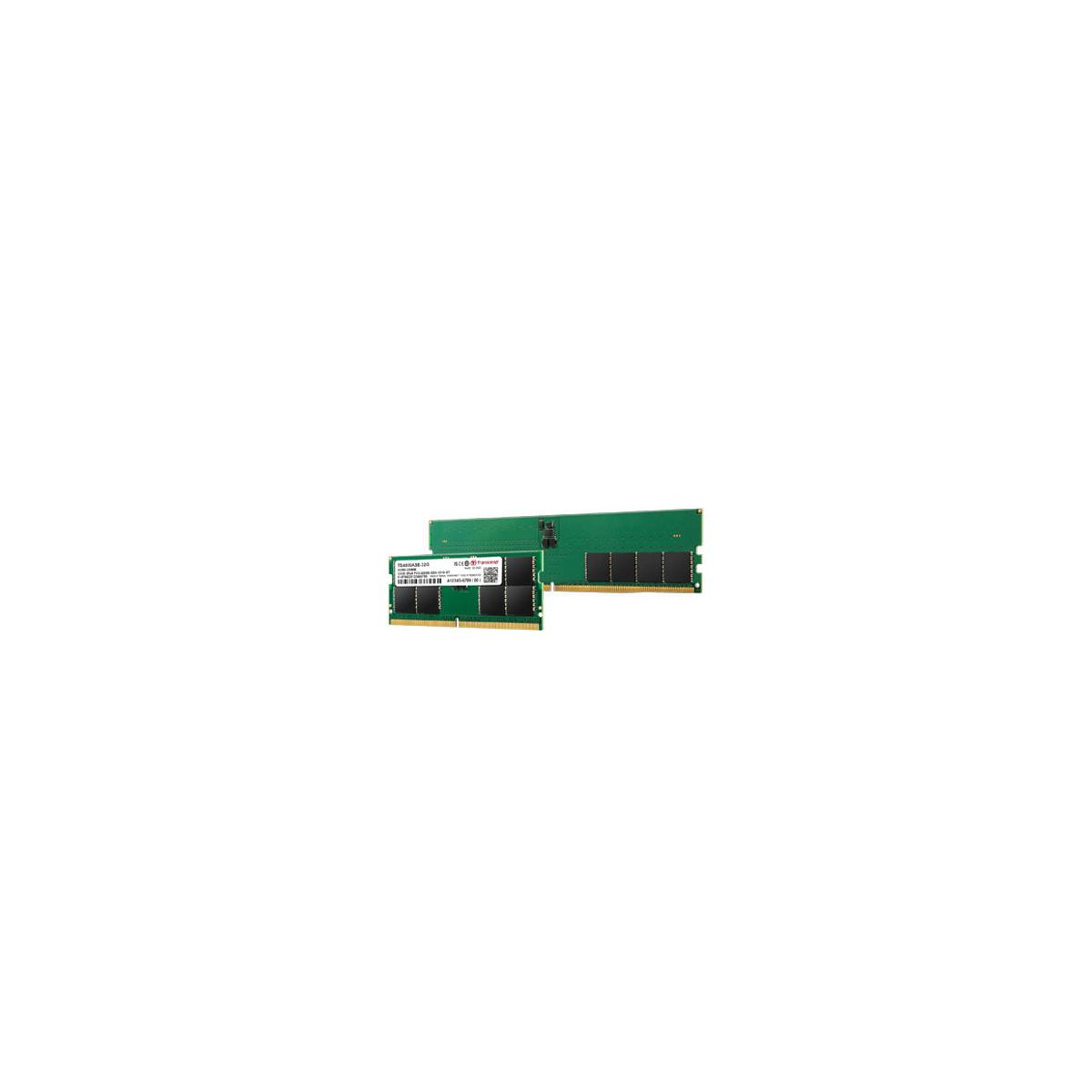 Zwei grüne RAM-Module auf weißem Hintergrund.
