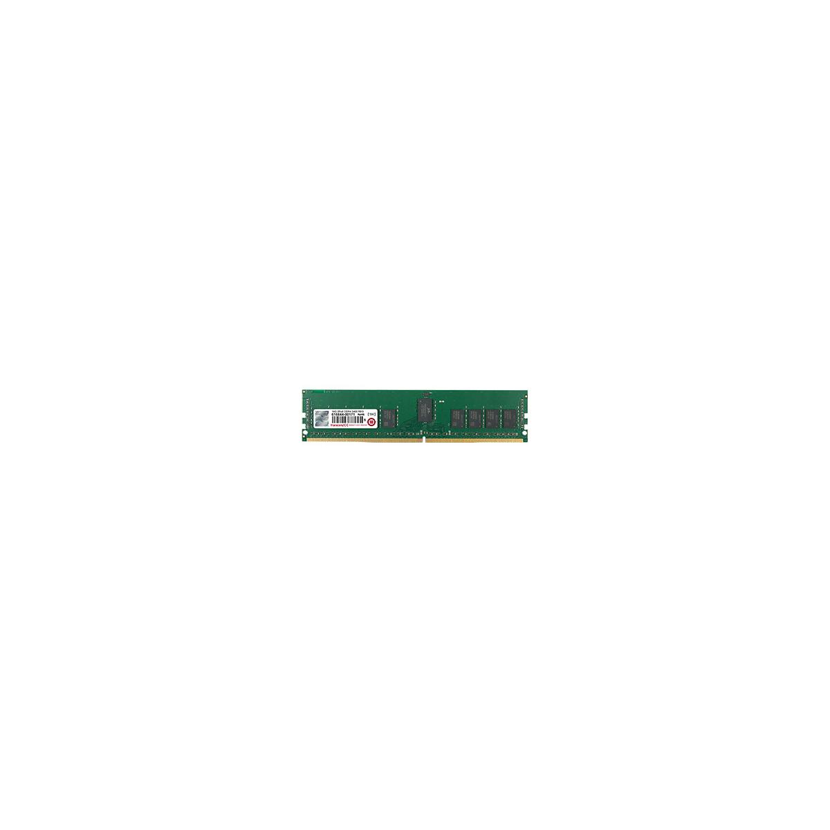 Un modulo RAM verde con chip e un'etichetta.