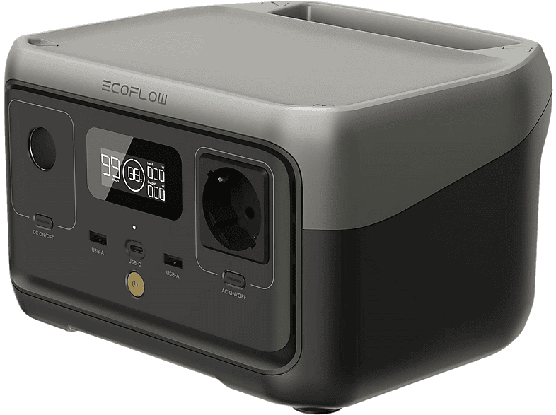 ⭐︎タイムセール⭐︎新品未開封　ECOFLOW 2 256Wh SB付き ECOFLOW RIVER 2 256Wh Kapasite 300W (X-Boost 600W) Çıkış