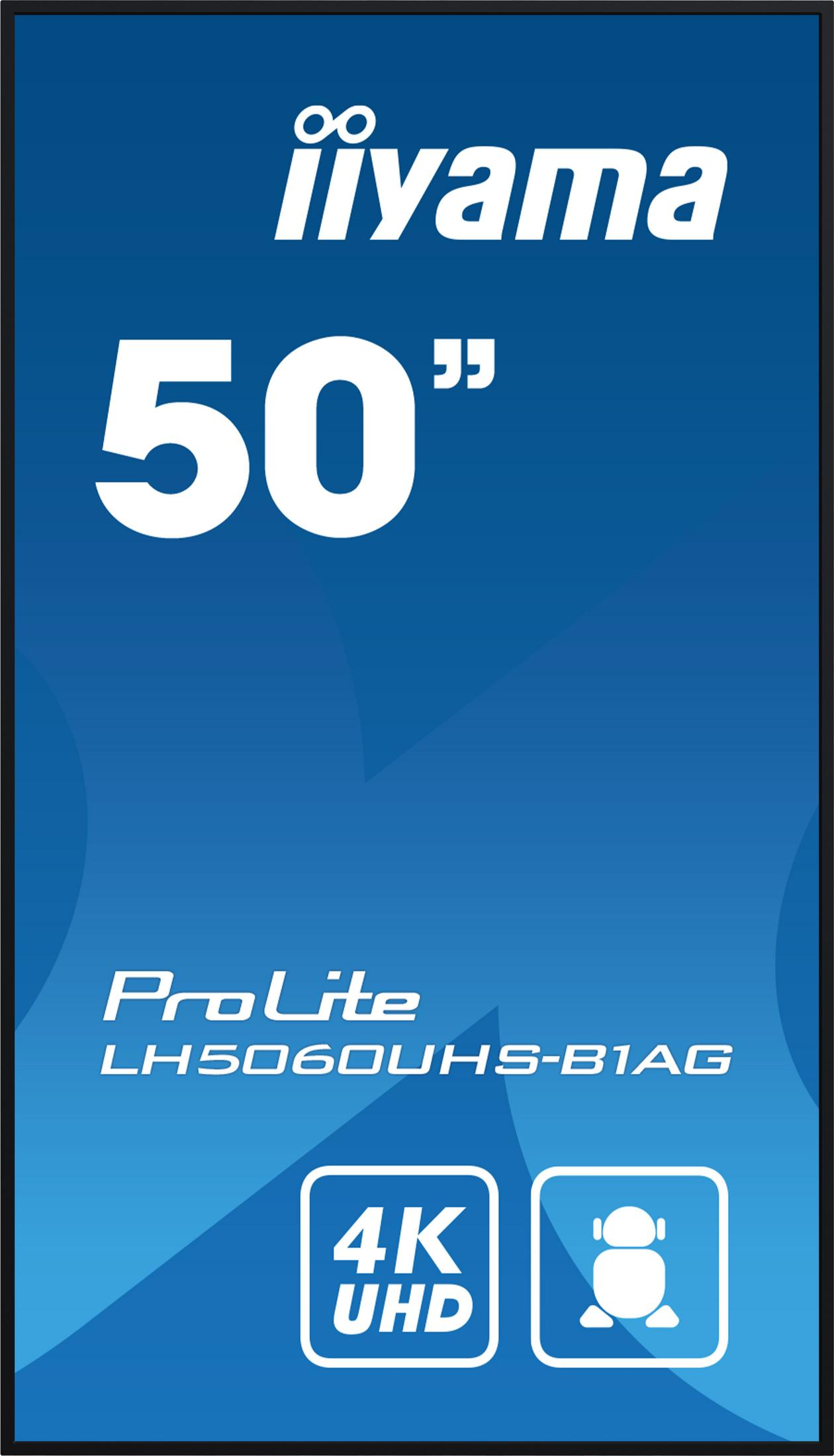 Iiyama 50 inch 4K UHD Monitor ProLite LH5060UHS-B1AG