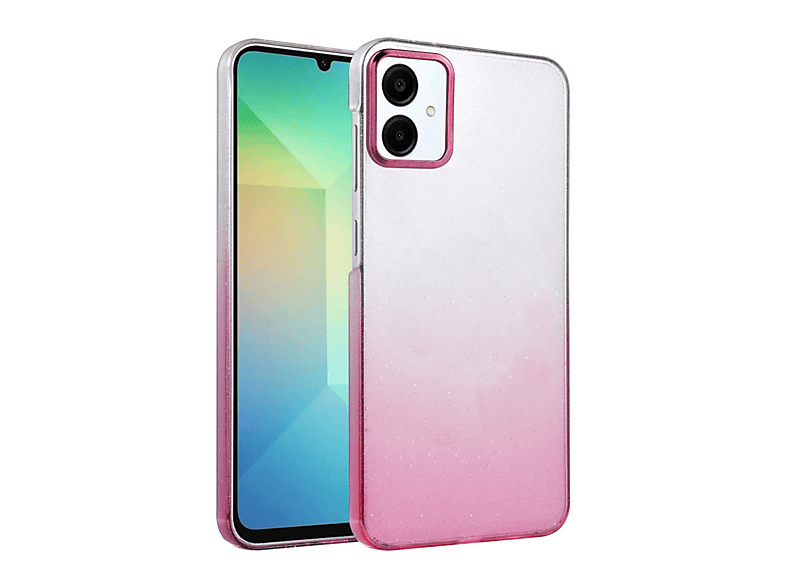 NEWFACE Samsung Galaxy A06 Uyumlu Glossy Kapak Telefon Kılıfı Pembe